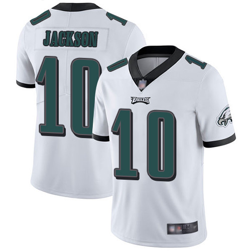 Men Philadelphia Eagles #10 DeSean Jackson White Vapor Untouchable NFL Jersey Limited Player Football